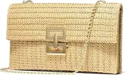 [Amszke] Straw Purse Summer Beach Woven Clutch Purses for Women Cloud Crossbody Shoulder Bags Spring Clutch Handbag 2025