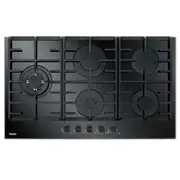 Haier 90cm Gas on Glass Cooktop - Black