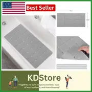 Luxurious Foldable Non-Slip Silicone Bath Mat for Textured & Reglazed Tubs