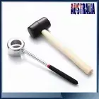 Coconut Opener Stainless Steel Puncher Driller Drill Rubber Hammer Set Tool NEW