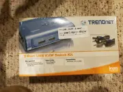 NEW Trendnet TK-207K 2-port USB KVM Switch Kit