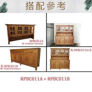 【吉迪市柚木家具】柚木玻璃門收納櫃 RPBC011A(餐櫃 書櫃 展示櫃 玄關櫃 實木櫃)