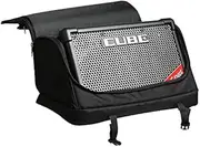 Case/Bag for Roland Cube Street EX Amp with Accessory Pocket,One Handle,Two Shoulder Straps,Thick,Durable,Black(Boss CUBE Street II or CUBE Street can also fit in it,there will be extra space)