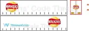 Code 3 Adhesive Vinyl Trailer Decal - Walkers Crisps - 1/50 1/64 1/76 1/87 1/148