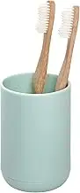 InterDesign Boutique Box Toothbrush Holder Soft Aqua
