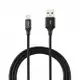 MINIQ雙系統USB充電傳輸線IC1500MA(黑) [大買家]