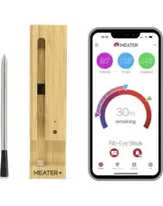 Official Meater Plus Wireless Premium Meat Thermometer Bluetooth + Mitts Bundle