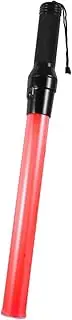 Generic LED Traffic Control Wand Emergency Safety Light Stick for Airport Parking Assistance Shock Resistant Ergonomic Grip Flashing Fluorescent Design Battery Not Included Random Color