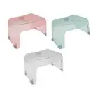 Bath Stool Shower Stool Lightweight Stable Non-Slip Shoe Changing Stool Step