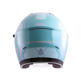 【SOL Helmets】SO-12開放式安全帽 (極光_綠/粉) ｜ SOL安全帽官方商城