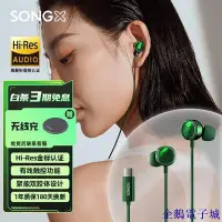 在飛比找Yahoo!奇摩拍賣優惠-企鵝電子城SONGX 有線耳機type-c入耳式耳機Hi-R