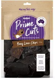 Kazoo Prime Cuts Beef Liver Chips - 220G
