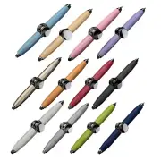 Colorful Pen Metal Ballpoint Pen Fidget Spinner with LED Light