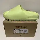 Adidas Yeezy Slide Glow Green Men Size 9 New GX6138 EU 43 Kanye West Slide 2021
