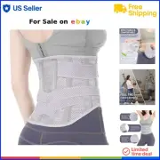 Breathable Back Brace Support Belt for Lower Back Pain Posture Relief Unisex