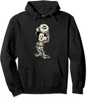 [Disney] 100 Mickey & Friends Halloween Skeleton Costume Pullover Hoodie
