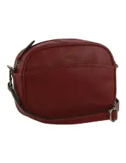 [Milleni] Nappa Leather Cross-Body Bag/Clutch in Cabernet