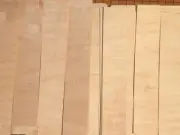 40 Maple Wood Veneer Fingerboard 24 straight cut 16 cross 1/42" thick tech deck