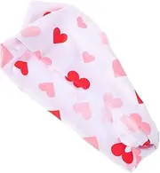 [FOMIYES] Running Headbands for Women Heart Printed Nonslip Workout Headband Elastic Sports Bandanas Soft Yoga Head Wraps Turban