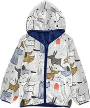 [Caihoyu] Girls Sherpa Lined Baby Girl Clothes Toddler Boys Winter Jacket