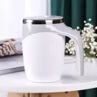 380ml Coffee Automatic Mixing Cup Self Stirring Mug Stainless Steel