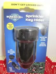 KEY HIDER ~ Bunker Hill Security Sprinkler Key Hider Black Model 58831 NIP !!