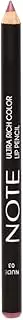 (03-NUDE-ULT-PEN) - NOTE Cosmetics Ultra Rich Colour Lip Pencil 03 Nude - Smudge Proof Glossy Finish