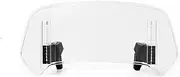 Extension Spoiler Motorcycle Adjustable Windshields Extension Windscreen Spoiler Wind Deflector Protection for 1190 RC8 R 1290 Super R/GT Motorbikes Deflector(A Large Transparent)