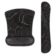Ergonomic Mouse Pad Set with Wrist Support, Memory Foam Keyboard Mouse Mat wi...