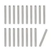 1.5x16mm Dowel Pins, 20pcs Round Head Flat Chamfered End Dowel Pin