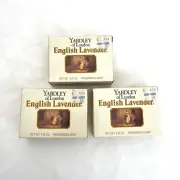 Set of 3 VINTAGE Yardley of London English Lavender Soap New in box 4.25 Oz Each