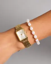 [Rosefield] Rosefield Girls' Octagon Xs Watch in White/Gold One Size White/Gold