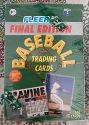 1993 Fleer Baseball Final Edition Factory Sealed Complete 310 Card Set!
