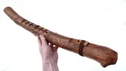 BASS Druid Native American style Flute - Key of LOW A# - DEEP Sound / whistle
