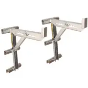 MetalTech Ladder Jacks Scaffold Extension Adjustable Weather Resistant 2-Piece
