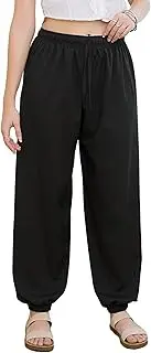 [Lofbaz] Women Harem Yoga Pants Boho Summer Flowy Clothes High Waist Joggers Lounge Beach Baggy Casual Bohemian Outfits