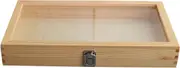 Homoyoyo Wooden Insect Display Box Dustproof Vintage Specimen Case for Butterfly Collection