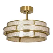 Vencha Deco Light Fan - Gold