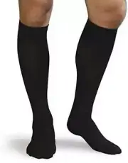 Advanced Ortho Men's Support Socks 15-20mmHg (Black) Small