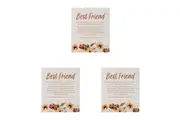3x Splosh Home Sweet Home Ceramic Best Friend Verse Tabletop Plaque 14cm