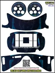 RP3_035 full wrap Skin kit that fits the Oculus Quest 2 with controller skins