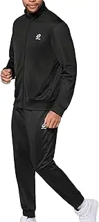 [Lotto] Men's Tracksuit, Dark Blue, Size M-5XL, Sports Suit, Regular Fit, Made of 100% Polyester, Leisure Suit with Elastic Waist and Practical Side Pockets, Jogging Suit