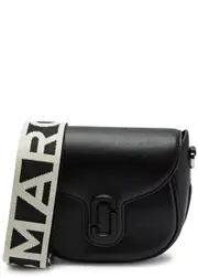 Marc Jacobs The J Marc Saddle Small Leather Cross-body bag - Black ONE SIZE