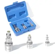 3 Pcs Magnetic Socket Adapters 1/4" 3/8" & 1/2" Drive - Extension Bar Magneti...