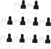 Beaupretty 10pcs Refillable Glass Dropper Bottles Essential Oil Aromatherapy Containers Leakproof Design for Travel Storage