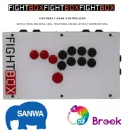 FIGHTBOX F1 ARCADE ️ HITBOX JOYSTICK SANWA BUTTONS ACRYLIC PANEL METAL CASE