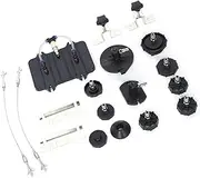 Compressed Air Brake Adapter Kit Steel Connectors for Most 13pc Vehicles Set Brake Purge Adapter
