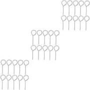 GLEAVI 30 Pcs Fire Extinguisher Latch Car Seat Hangers Clothes Pins Hooks Labels Fire Extinguisher Pin Instincteur Stand Rack Fire Extinguisher Pull Pins Pull Pins for Fire Equipment Iron