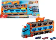 Transforming Speedway Hauler - Race Track Carrier with 22-Car Storage Power