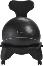 Classic Balance Ball Chair – Exercise Stability Yoga Ball Premium Ergonomic Chai